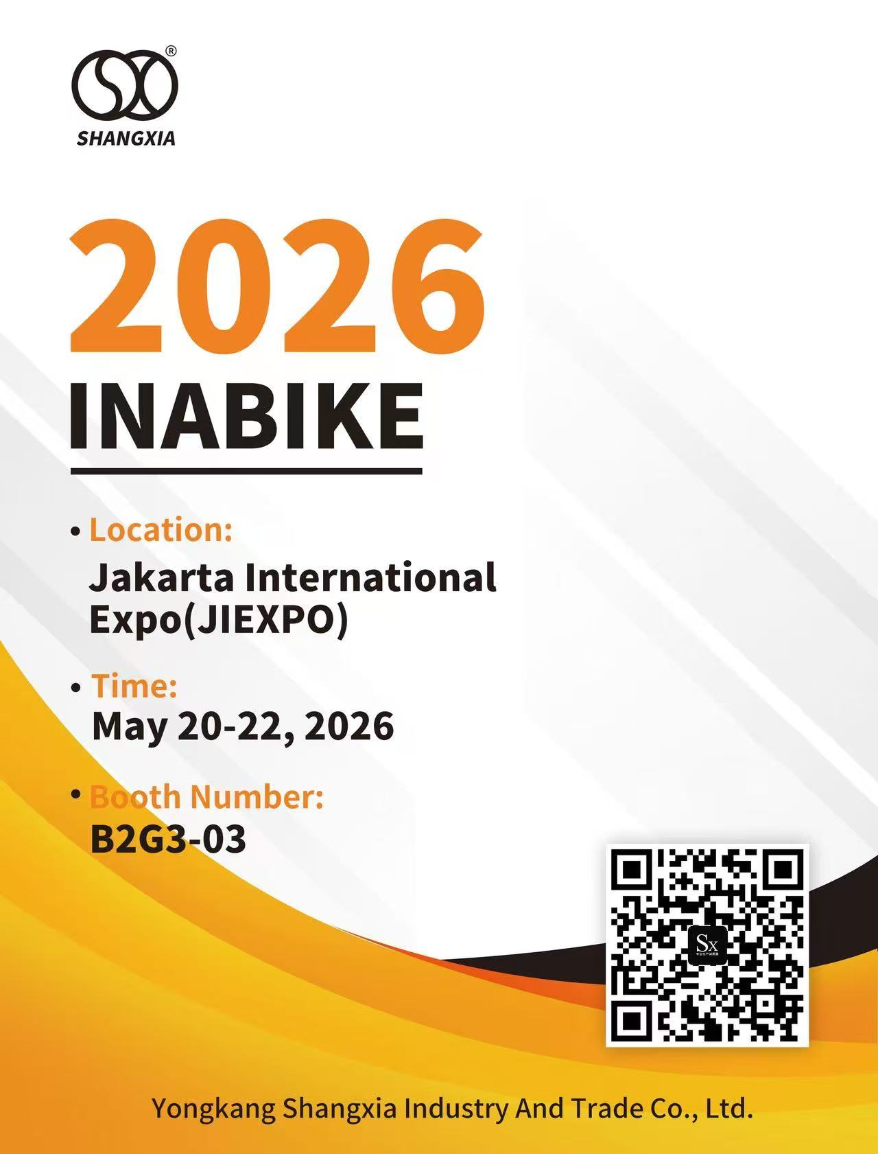 2026 Inabike Exhibition，SXJZ мотоциклетни амортисьори идват！